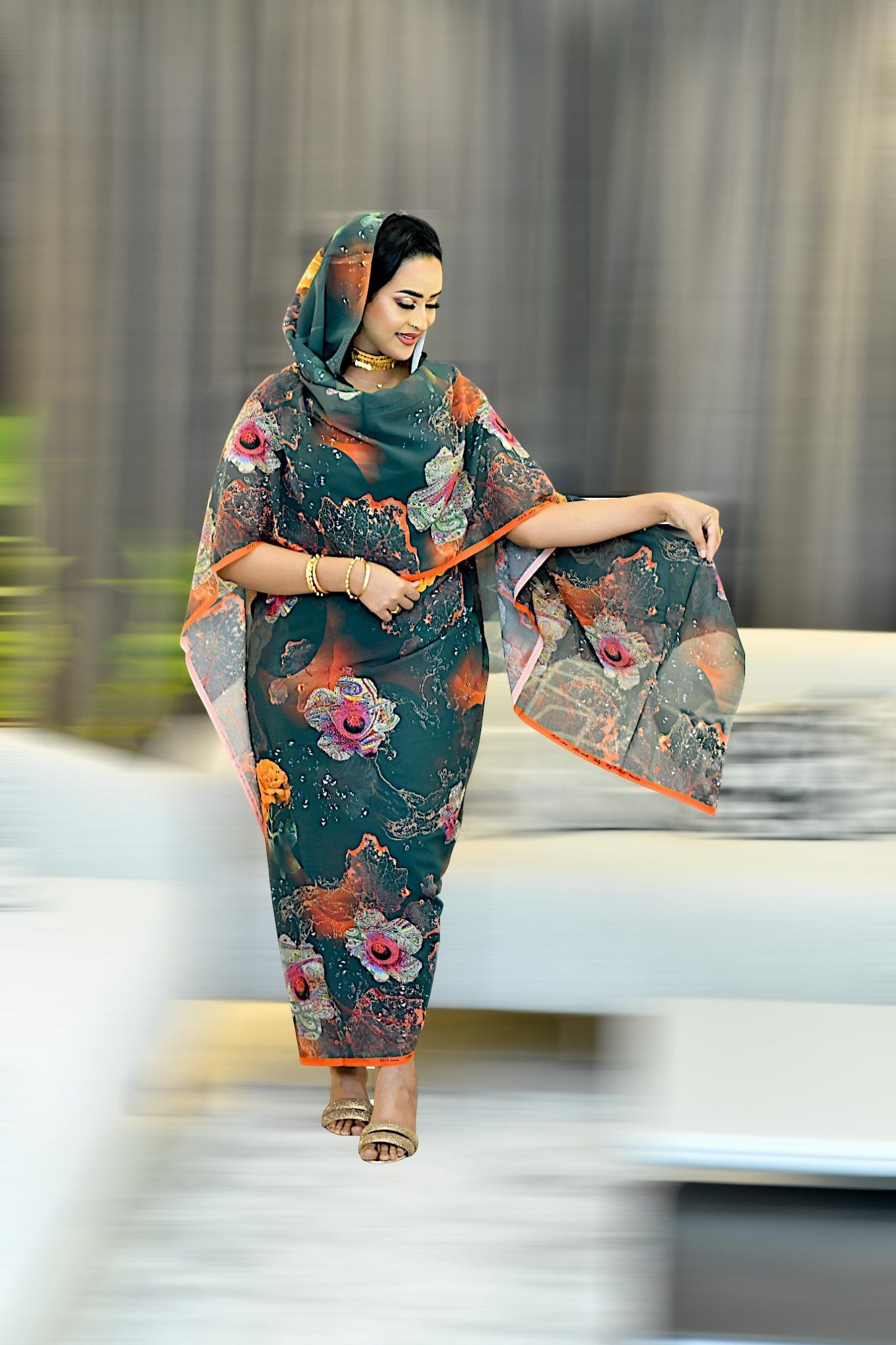 Alta Moda - Green Floral