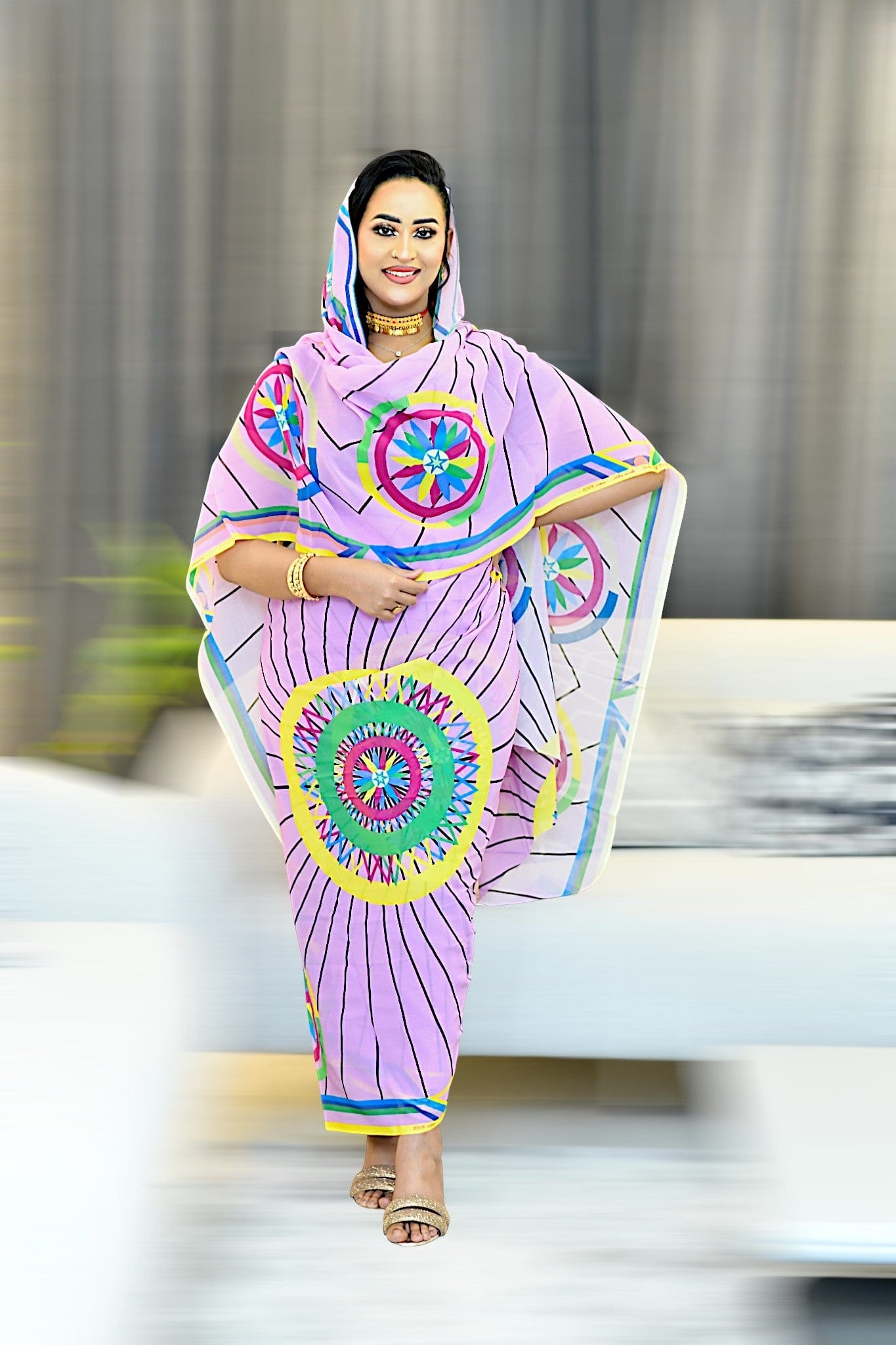 Alta Moda - Pink Geometric Patterns