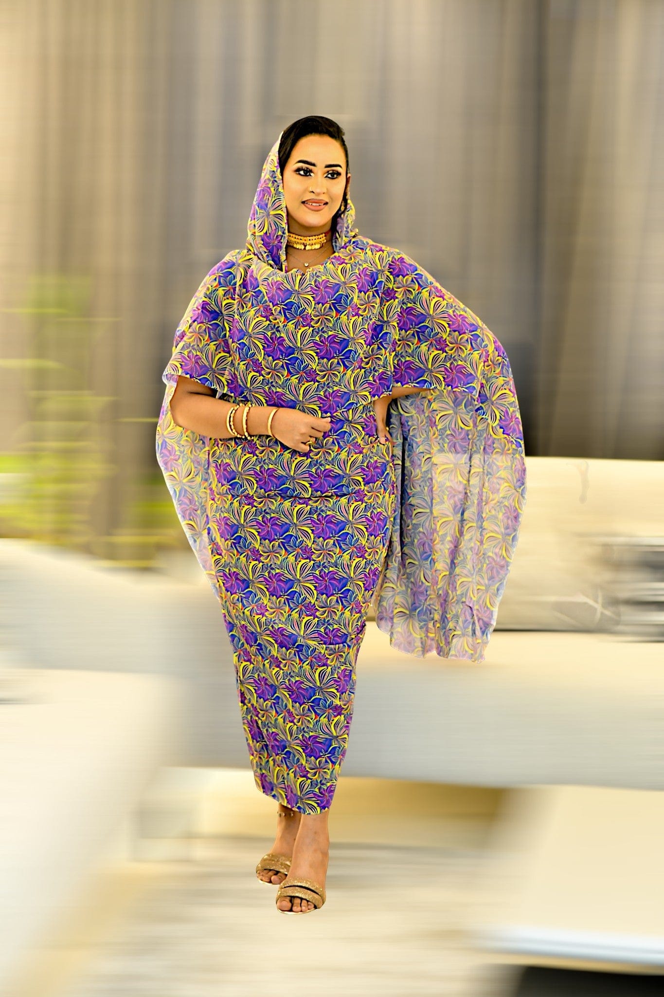 Alta Moda - Pink Yellow Geometric
