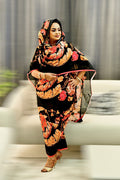 Alta Moda - Black Peach Feathers