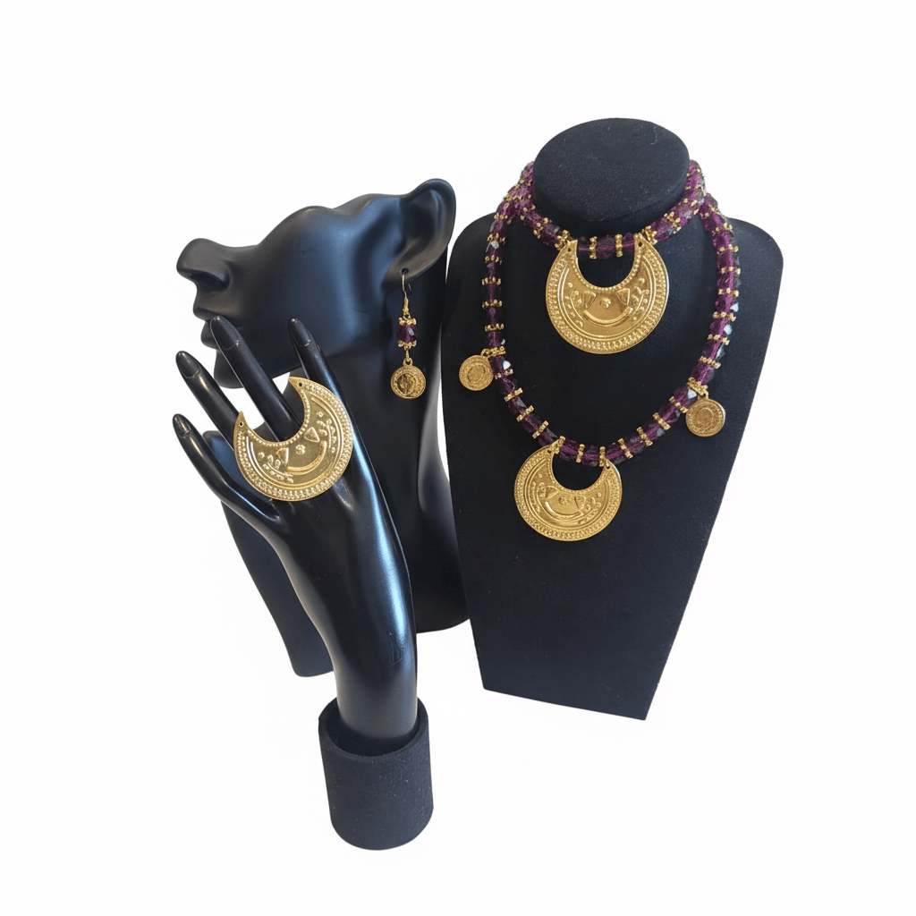 Luxury Collection Full Set - Gamar Boba Purple Beads