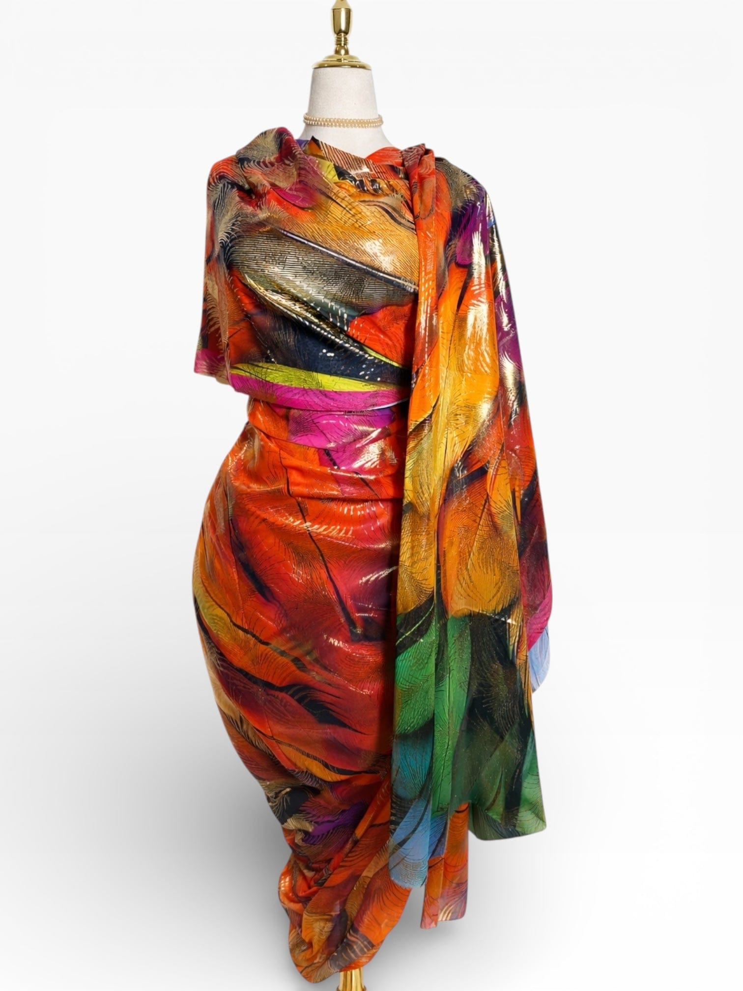 Premium Italian with Gold Foil - Vivid Feathers