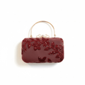 Zahra Collection - Red Sequin Box Clutch