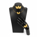 Traditional Full Set - Gamar Boba Choker Set with Black Beads