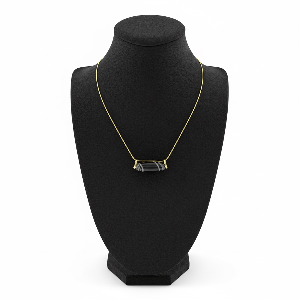 Traditional Necklace - Somita with Gold Hoops