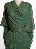 Crystal Lurex Chiffon - Khaki and Gold (Style 1)