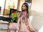 Hand Painted Glitter Toub - Rose Gold with Paisley
