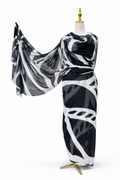 Voile Toub - Monochrome Leaves