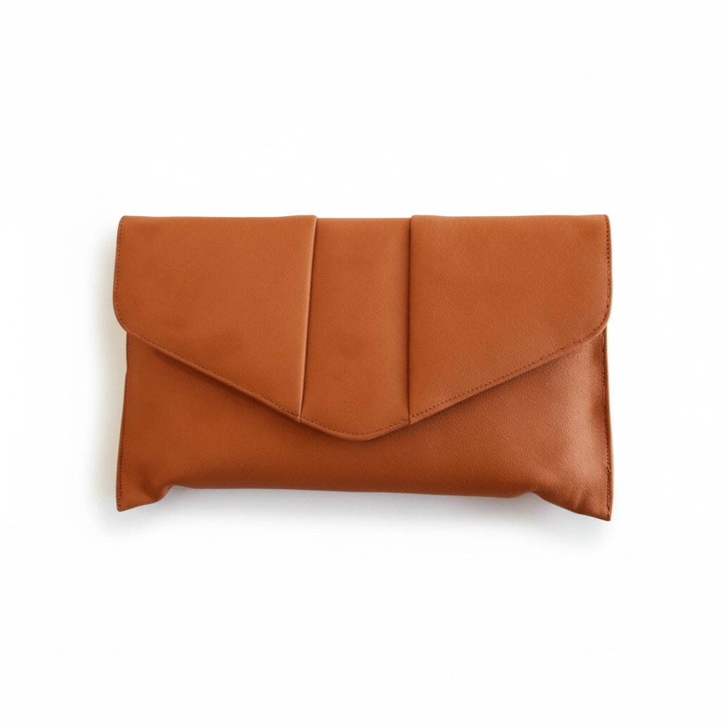 The Everyday Collection - Orange Envelope Clutch
