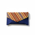 Farah Collection - Blue Garmasis Envelope Clutch