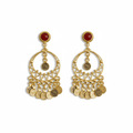 Statement Earrings - Calligraphy Drop