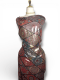 Lame Chiffon Toub - Paisley Daimonds
