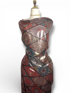 Lame Chiffon Toub - Paisley Daimonds