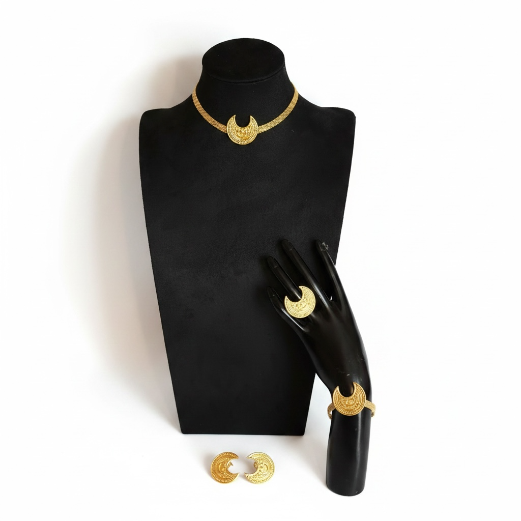 Traditional Full Set - Gamar Boba Choker Set (Small)