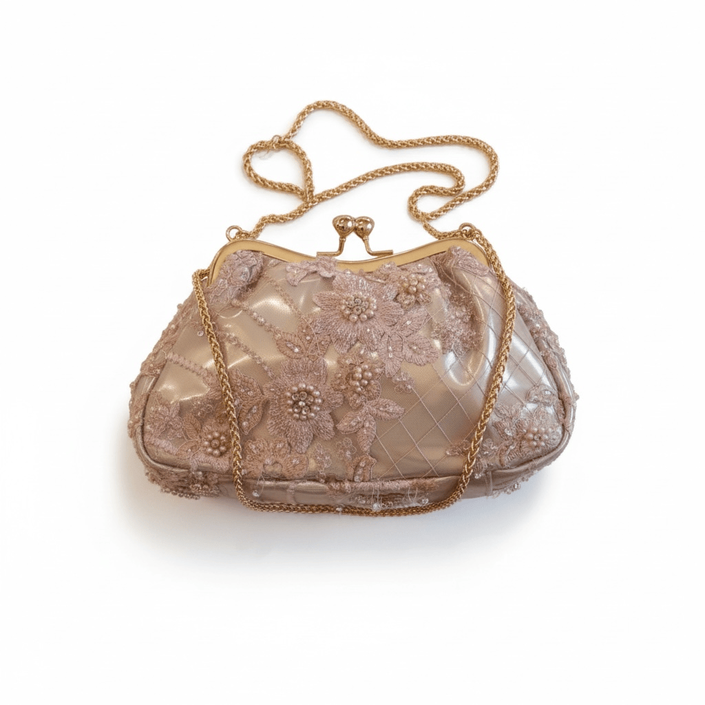 Zahra Collection - Lilac Sequin Clutch (Damaged)