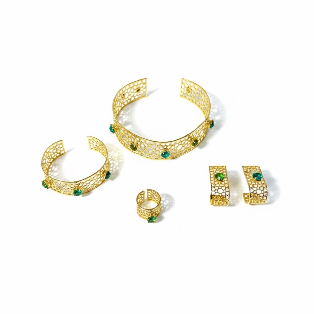 Luxury Collection Full Set - Arabesque Choker Blue/Green