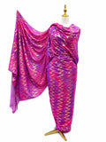 Voile Goil Foil Toub- Warm Pinks