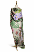 Gold Thread Silk - Pleated tropical