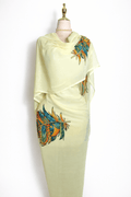 Lurex Chiffon - Shimmery Pastel Yellow