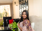 Hand Painted Glitter Toub - Rose Gold with Paisley