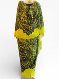 Premium Italian - Yellow with Black Lace