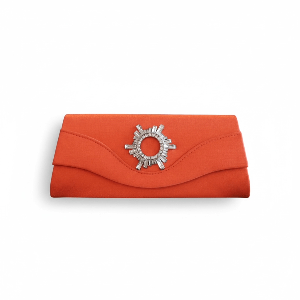 Classic Bags - Orange long clutch