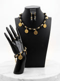 Traditional Collection Full Set - Beaded Black/Gold Coin Set