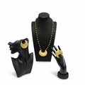 Luxury Collection Full Set - Gamar Boba Black & Gold Beads