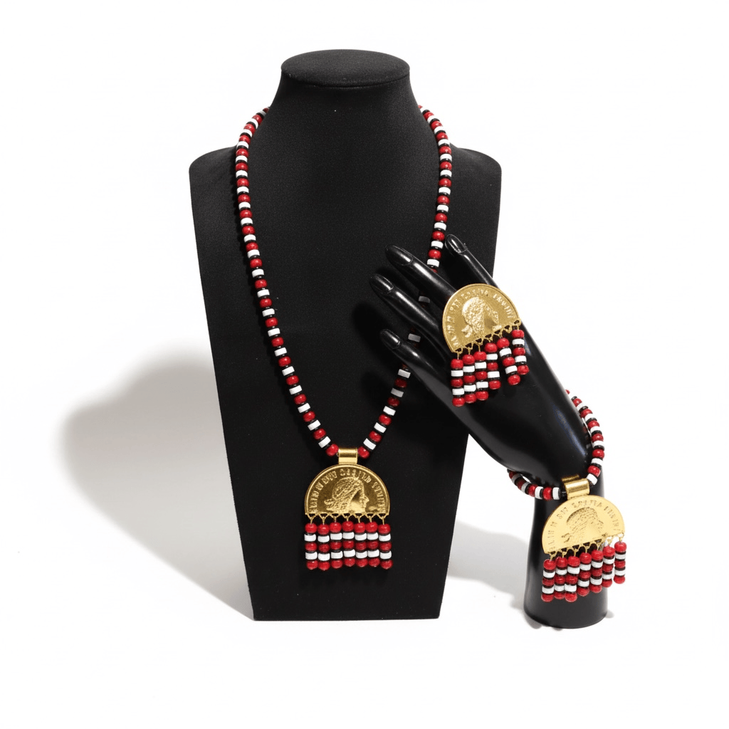 Traditional Collection Full Set - Beaded Gold Coin Set
