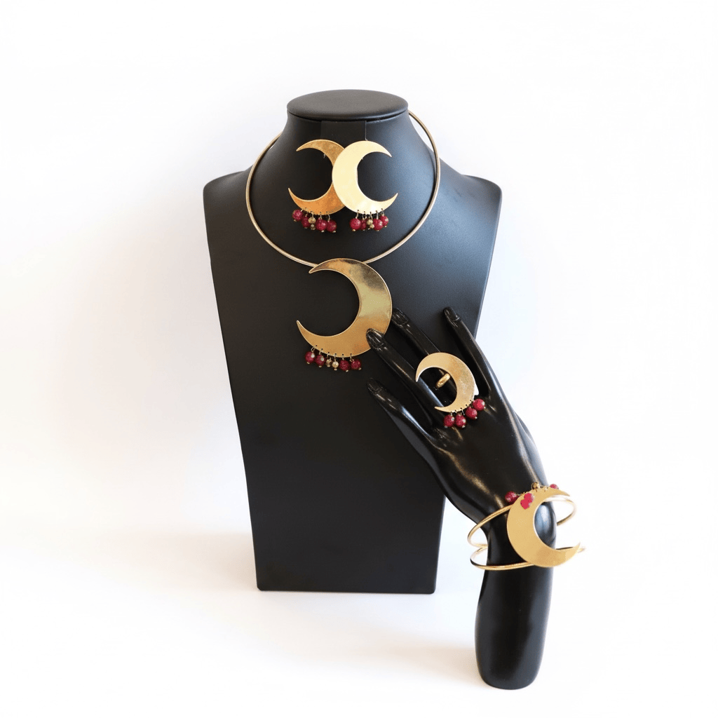 Luxury Collection Full Set - Dangling Crescent Set