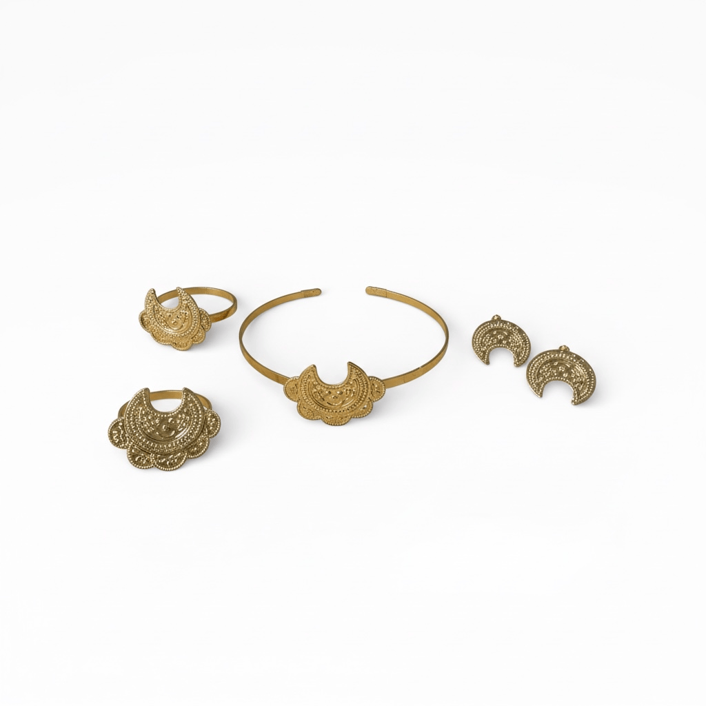 Traditional Full Set - Gamar Boba Choker Style 2