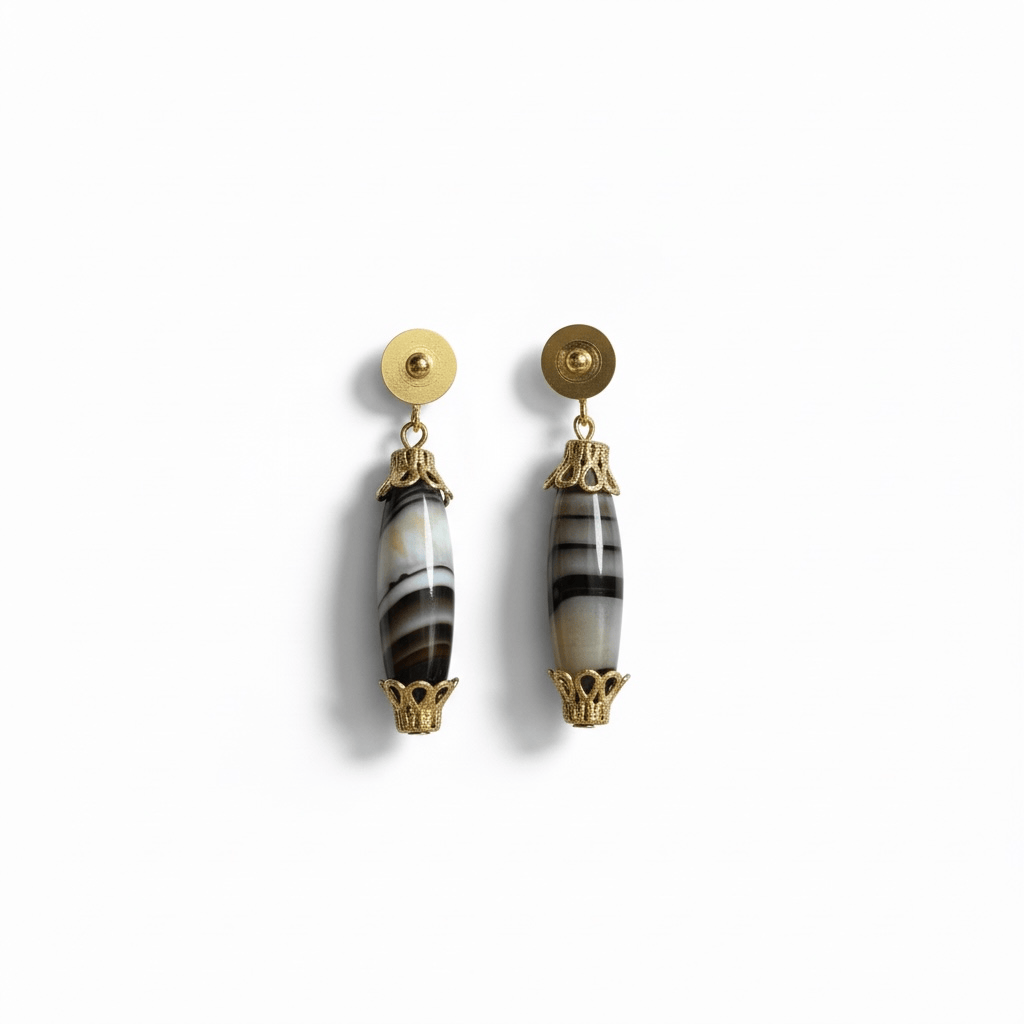 Traditional Earrings - Somita Floral Attachment Drop