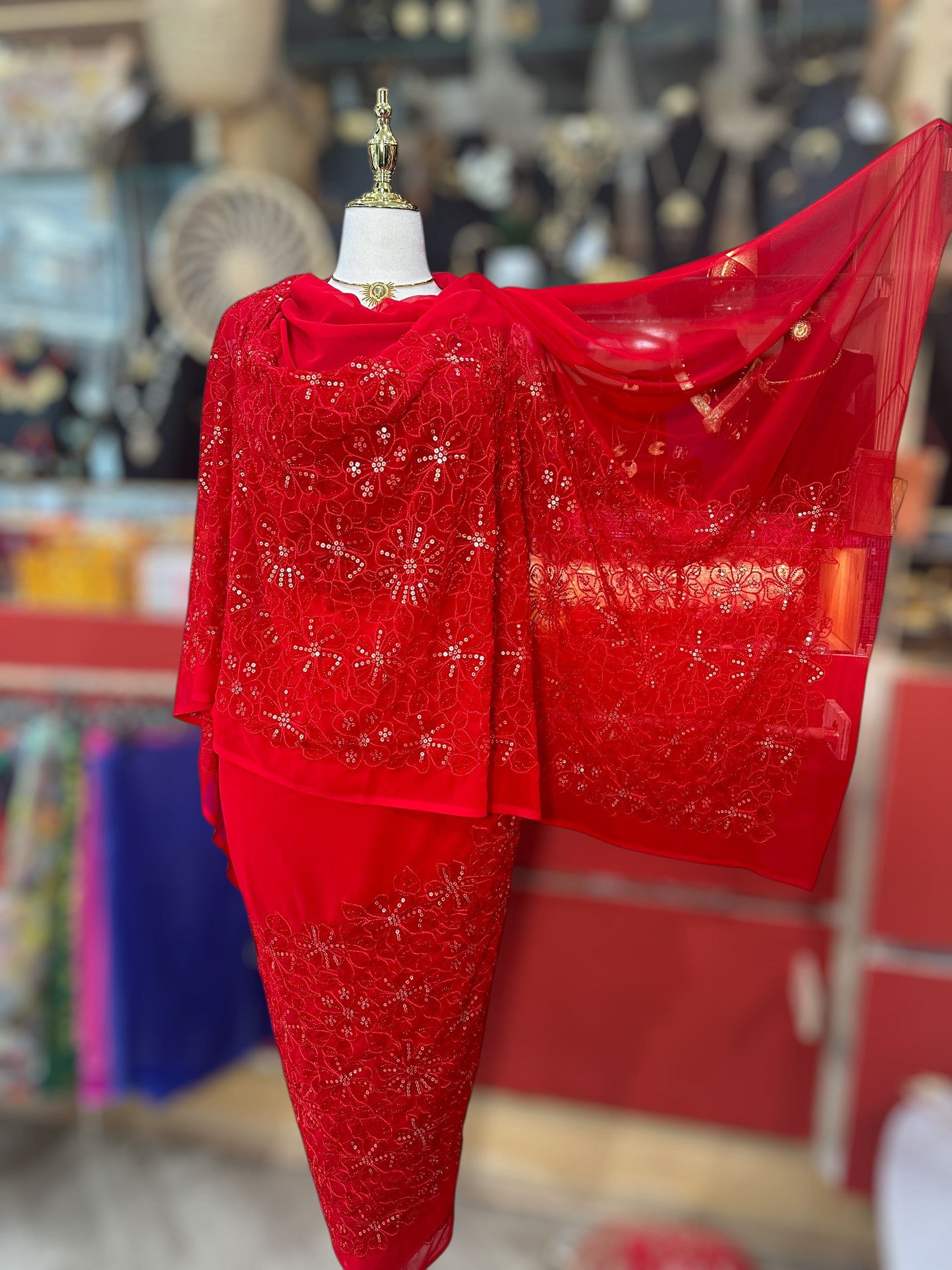 Girtig Toub - Red Thread Embroidery (Purchase)