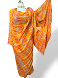 Cotton Blend Toub - Orange Sunset