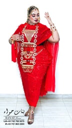 Rental - Gedla (No Hair) with Large Ruby Detailing