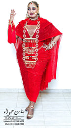 Rental - Gedla (No Hair) with Large Ruby Detailing