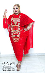 Rental - Gedla (No Hair) with Large Ruby Detailing