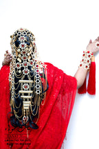 Rental - Gedla (No Hair) with Large Ruby Detailing