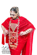 Rental - Gedla (No Hair) with Large Ruby Detailing