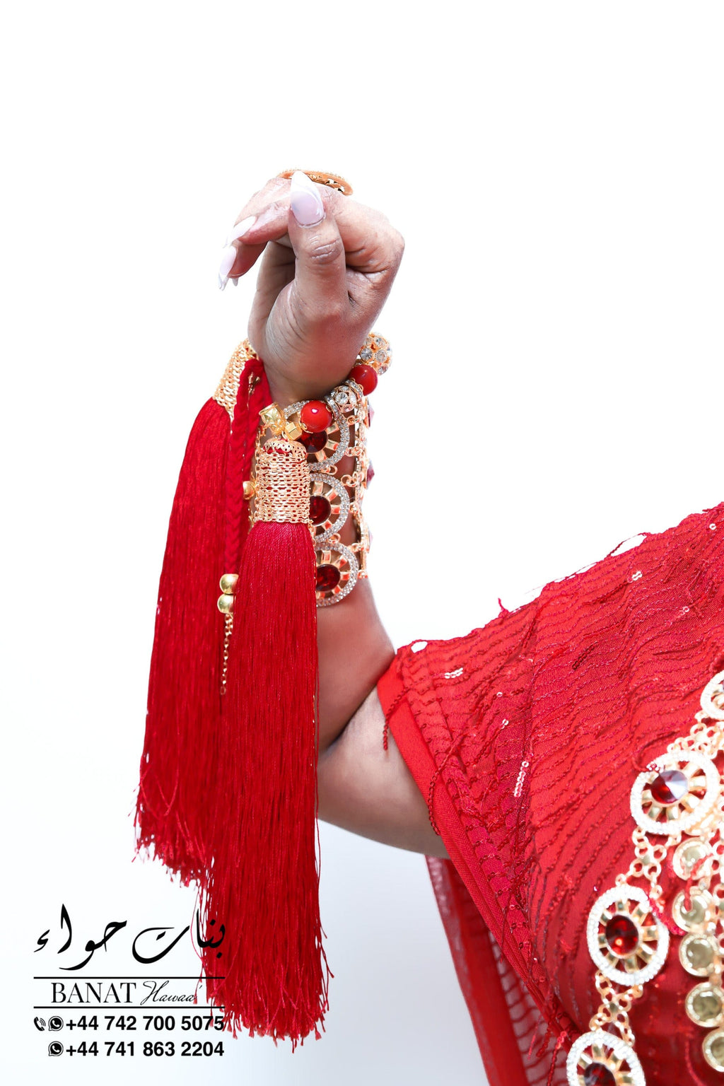 Rental - Gedla (No Hair) with Large Ruby Detailing