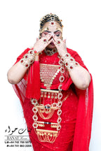 Rental - Gedla (No Hair) with Large Ruby Detailing