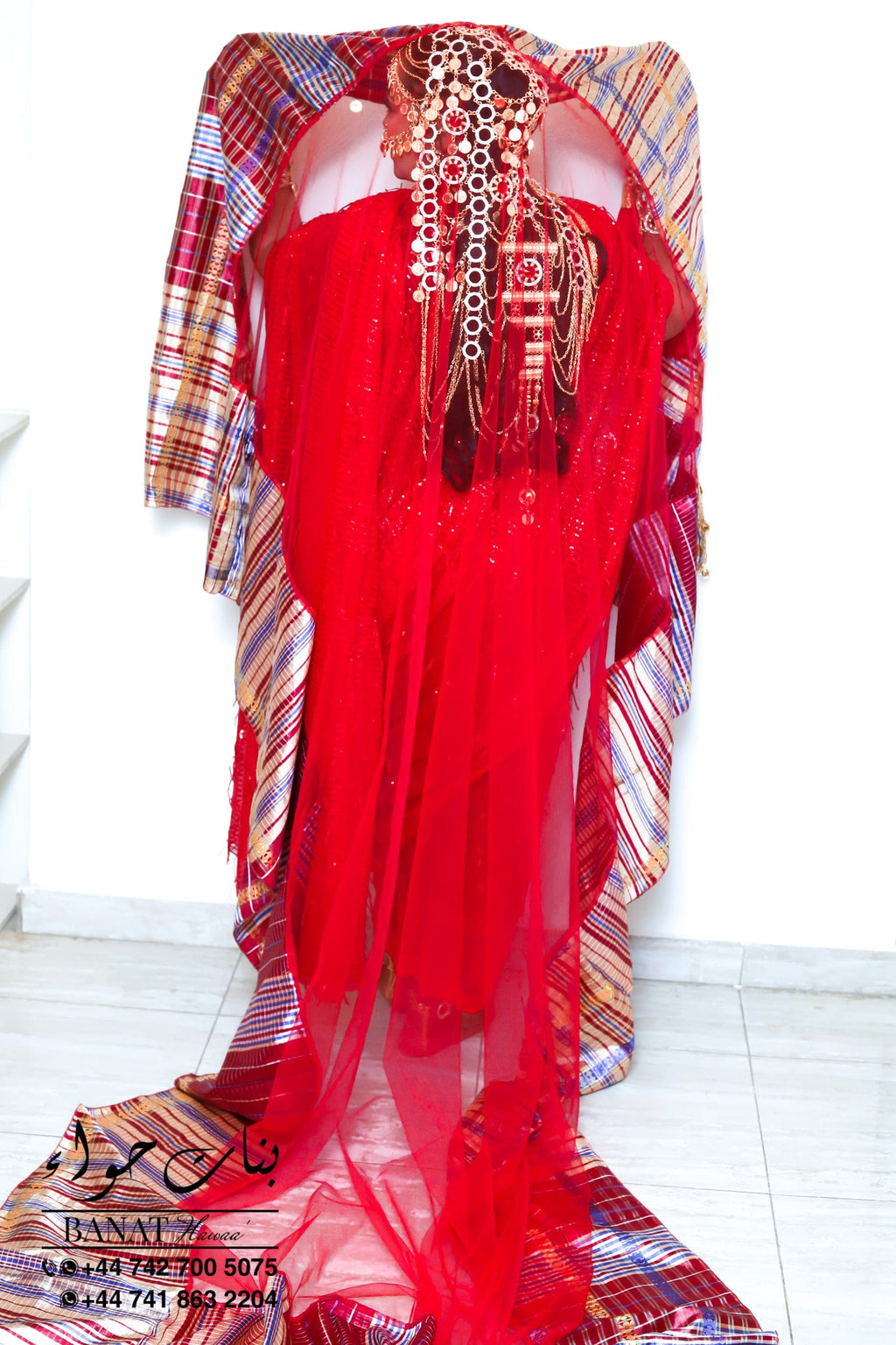 Rental - Gedla (No Hair) with Large Ruby Detailing