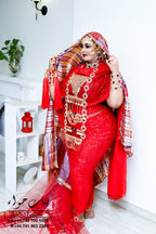 Rental - Gedla (No Hair) with Large Ruby Detailing