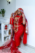 Rental - Gedla (No Hair) with Large Ruby Detailing