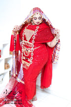 Rental - Gedla (No Hair) with Large Ruby Detailing