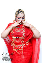Rental - Gedla (No Hair) Double Layered Ring and Coin Style