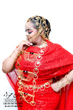 Rental - Gedla (No Hair) Double Layered Ring and Coin Style