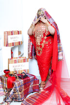 Rental - Gedla with Coin Accessories with Red Crystal Detailing