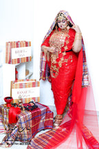 Rental - Gedla with Coin Accessories with Red Crystal Detailing