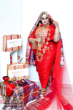 Rental - Gedla with Coin Accessories with Red Crystal Detailing